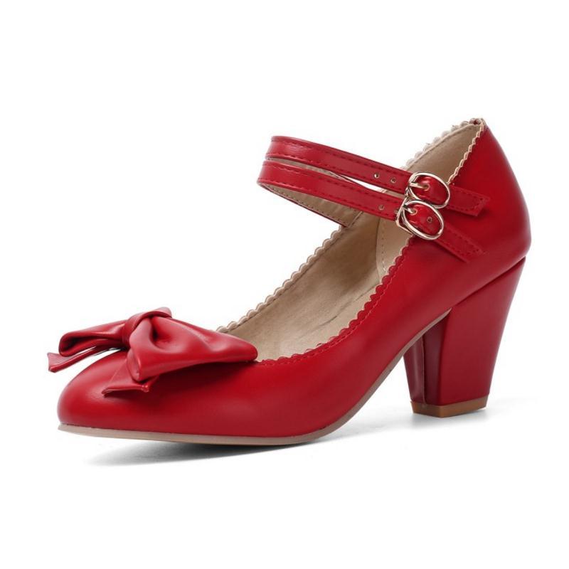 Chaussures Pin Up pas cher Rouge - Louise Vintage