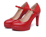 Chaussures Pin Up Sexy Rouge - Louise Vintage
