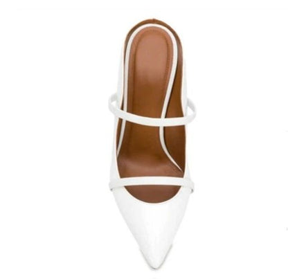 Chaussures Rétro Vintage Blanches - Louise Vintage