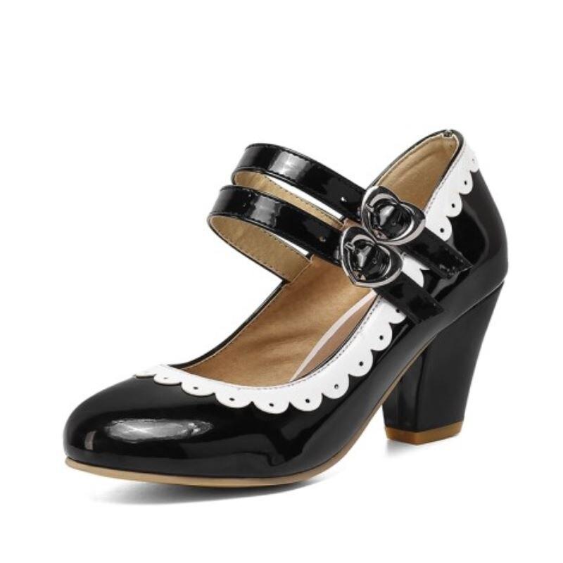 Chaussures Rockabilly Vintage Noir - Louise Vintage
