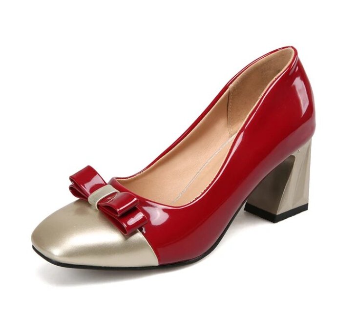 Chaussures Vintage Année 60 Rouge - Louise Vintage
