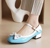 Chaussures Vintage des Années 60 Ciel - Louise Vintage