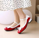 Chaussures Vintage des Années 60 Rouge - Louise Vintage