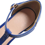 Chaussures Vintage Femme Bleu - Louise Vintage