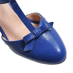 Chaussures Vintage Femme Bleu - Louise Vintage