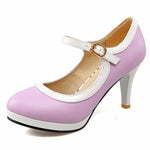 Chaussures Vintage Mode Violet - Louise Vintage