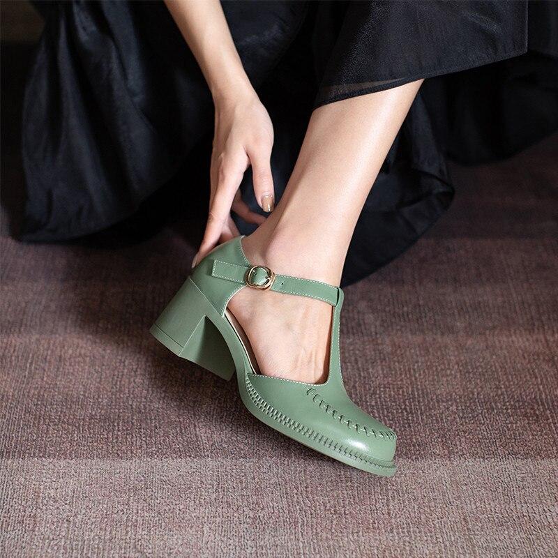 Chaussures Vintage Originales Vertes - Louise Vintage