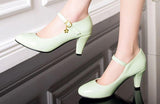 Chaussures Vintage Vert Femme - Louise Vintage