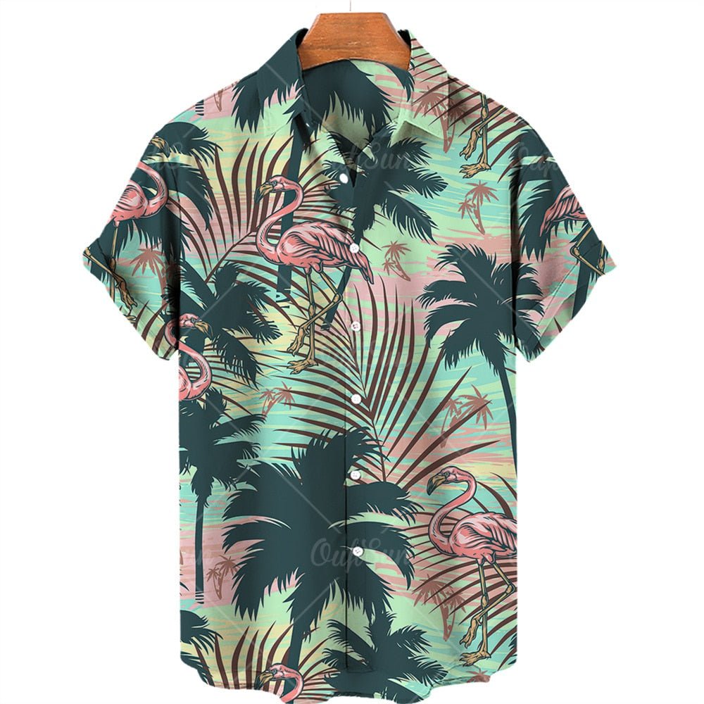 Chemise à Fleurs Hawaienne Homme - Louise Vintage