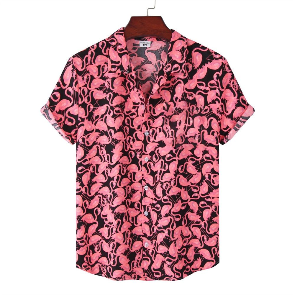 Chemise Hawaienne Rose - Louise Vintage