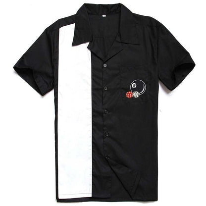 Chemise Vintage Rockabilly Bowling Huit - Louise Vintage
