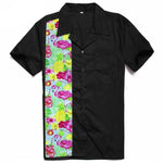 Chemise Vintage Rockabilly Flamingo - Louise Vintage