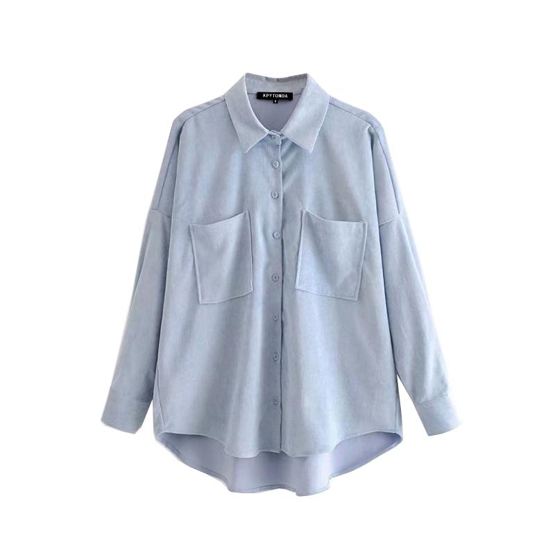Chemisier Vintage Ample Bleu - Louise Vintage