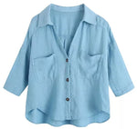 Chemisier Vintage Bleu - Louise Vintage