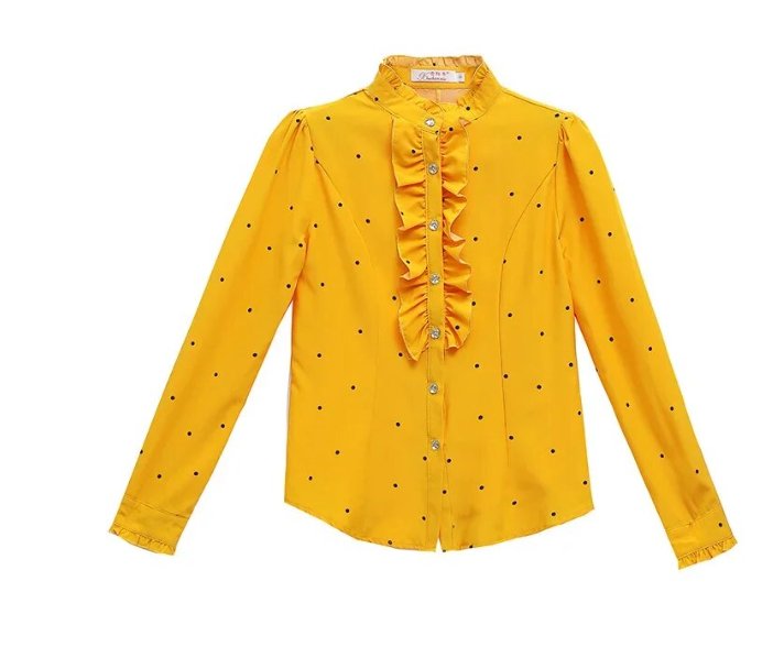 Chemisier Vintage Femme Epoque Jaune - Louise Vintage