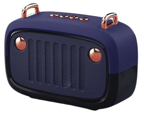 Enceinte Audio Vintage Bleue - Louise Vintage