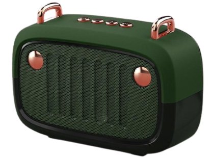 Enceinte Audio Vintage Verte - Louise Vintage