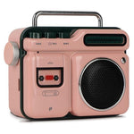 Enceinte Vintage<br> mini Radio K7 Rose - Louise Vintage