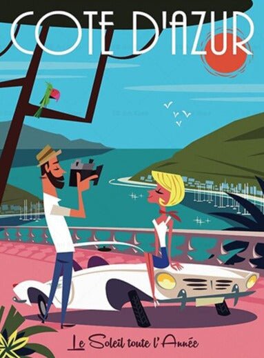 Grande Affiche Vintage Côte d&