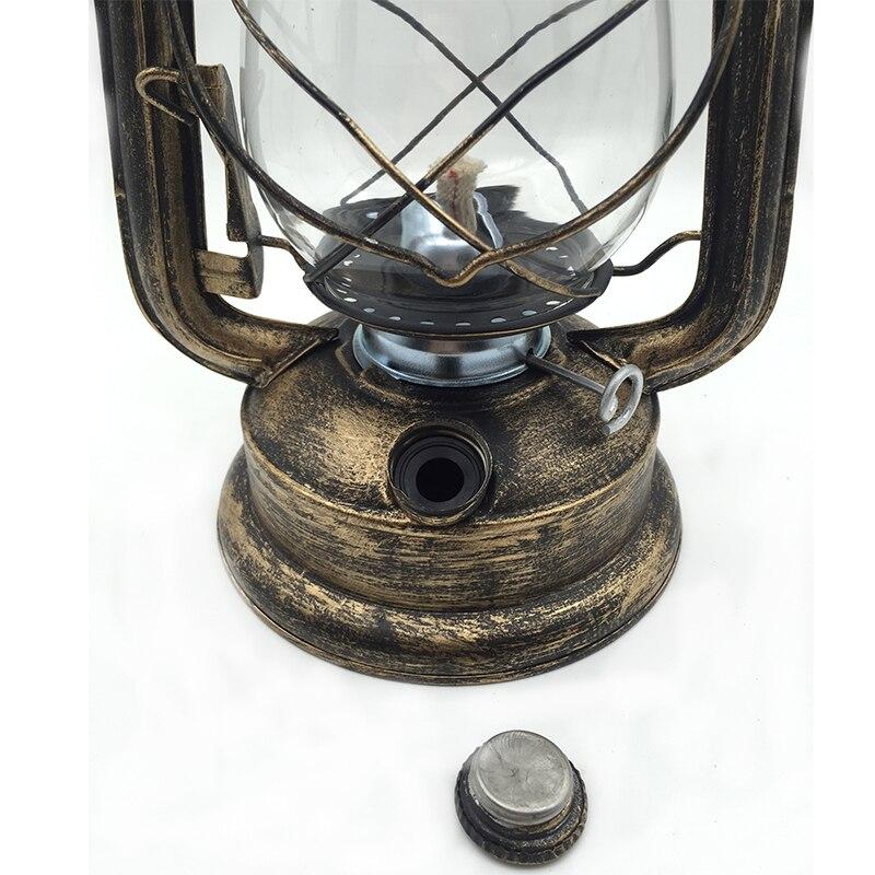 Grande Lampe à Huile Vintage Bronze - Louise Vintage
