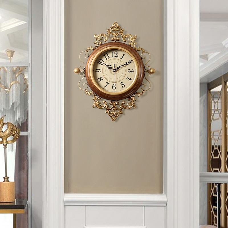 Grosse Horloge Murale Vintage Marron - Louise Vintage