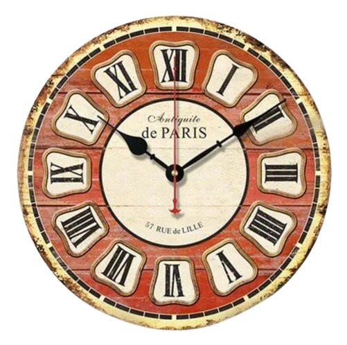 Horloge Murale Géante Vintage Paris - Louise Vintage