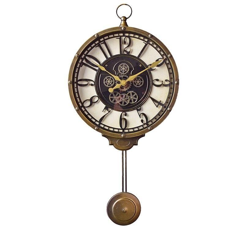 Horloge Murale Industrielle Vintage Bistrot - Louise Vintage