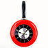 Horloge Murale Ronde Pendule Vintage Rouge - Louise Vintage