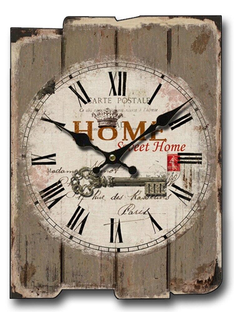 Horloge Murale Vintage 40 cm Carte Postale - Louise Vintage