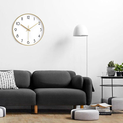Horloge Murale Vintage Années 70 Blanc - Louise Vintage