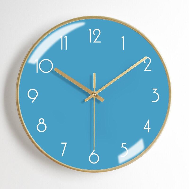 Horloge Murale Vintage Années 70 Bleue - Louise Vintage