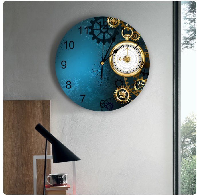 Horloge Murale Vintage avec Engrenage - Louise Vintage
