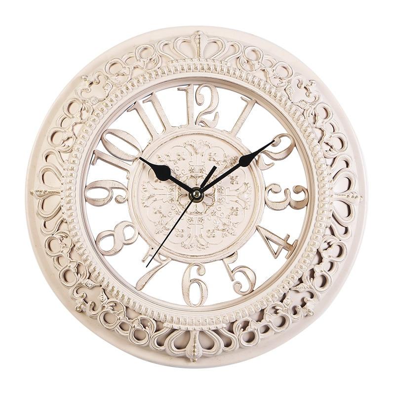 Horloge Murale Vintage Déco Blanc - Louise Vintage