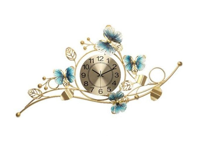 Horloge Murale Vintage Feuilles - Louise Vintage