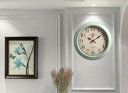 Horloge Murale Vintage Gare Aiguilles Vertes - Louise Vintage