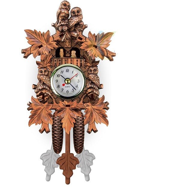 Horloge Murale Vintage Nid Bois Clair - Louise Vintage