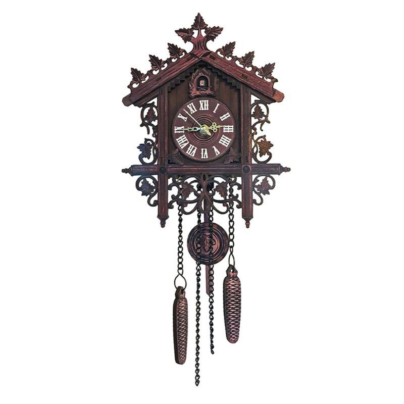 Horloge Murale Vintage Nid Bois Foncé - Louise Vintage