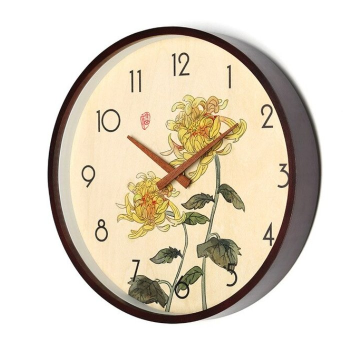 Horloge Murale Vintage Rétro Fleuriste - Louise Vintage