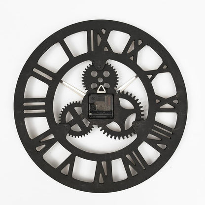 Horloge Murale&lt;br&gt; Industrielle Vintage Argent - Louise Vintage