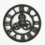Horloge Murale<br> Industrielle Vintage Or - Louise Vintage