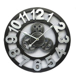 Horloge Vintage<br> Bois Argent - Louise Vintage