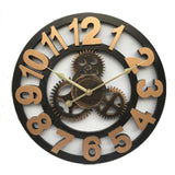 Horloge Vintage<br> Bois Or - Louise Vintage