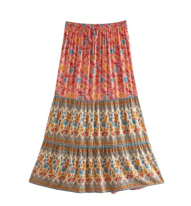 Jupe Indienne Vintage 80 - Louise Vintage