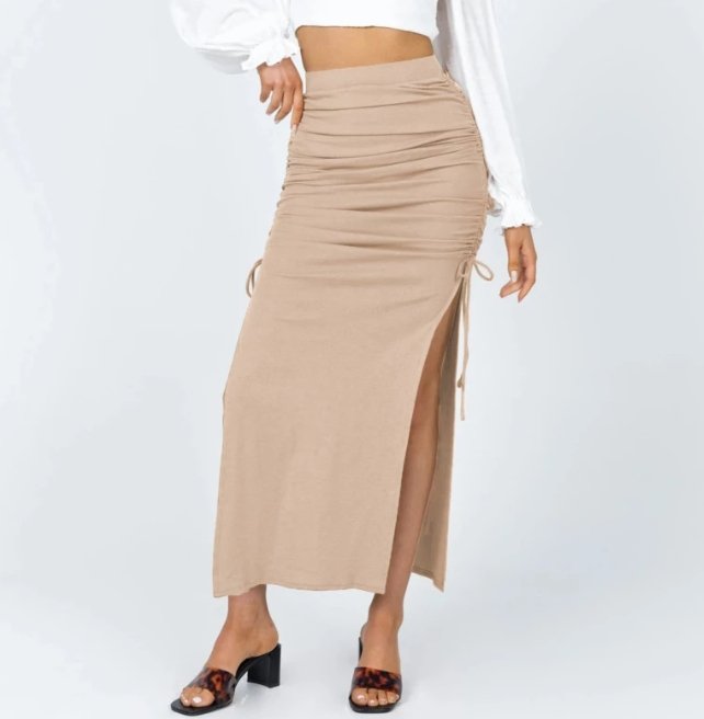 Jupe longue online vintage taille haute