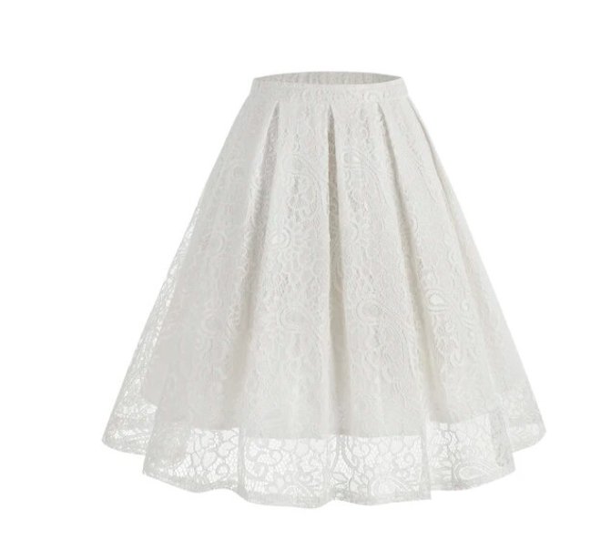 Jupe Longue Vintage Plissée Goa - Louise Vintage