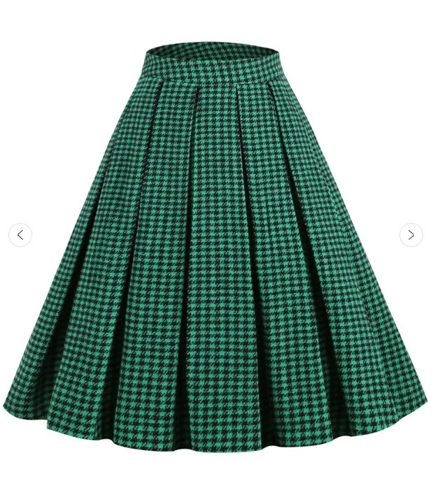 Jupe Trapèze Mi Longue Vintage - Louise Vintage