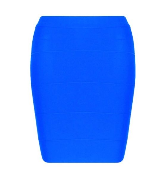 Jupe Vintage Années 60 Moulante Bleu - Louise Vintage