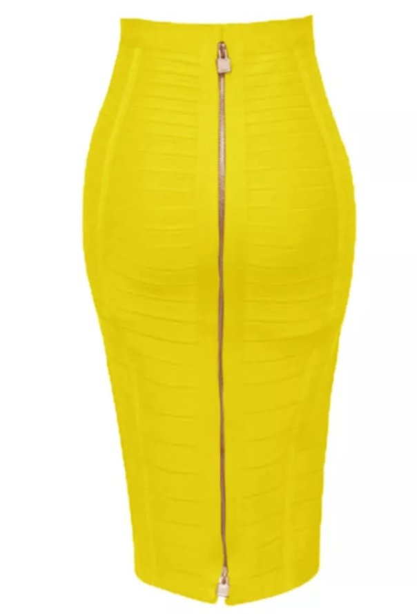 Jupe Vintage Jaune Soleil - Louise Vintage