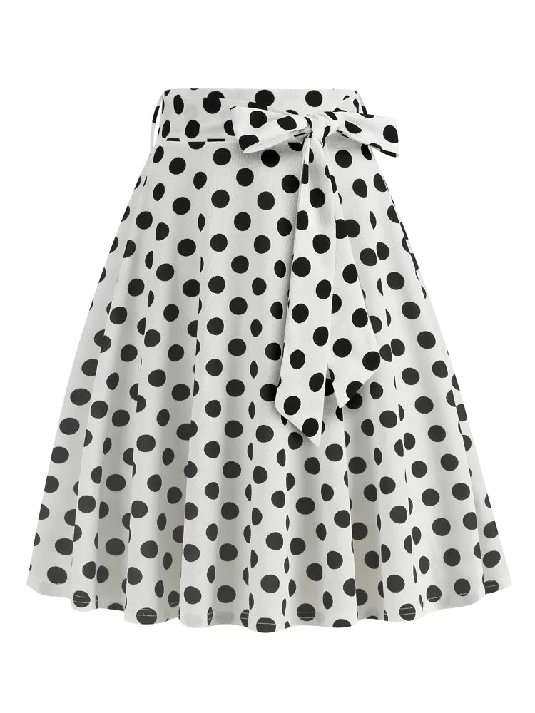 Jupe Vintage Noeud Avant - Louise Vintage