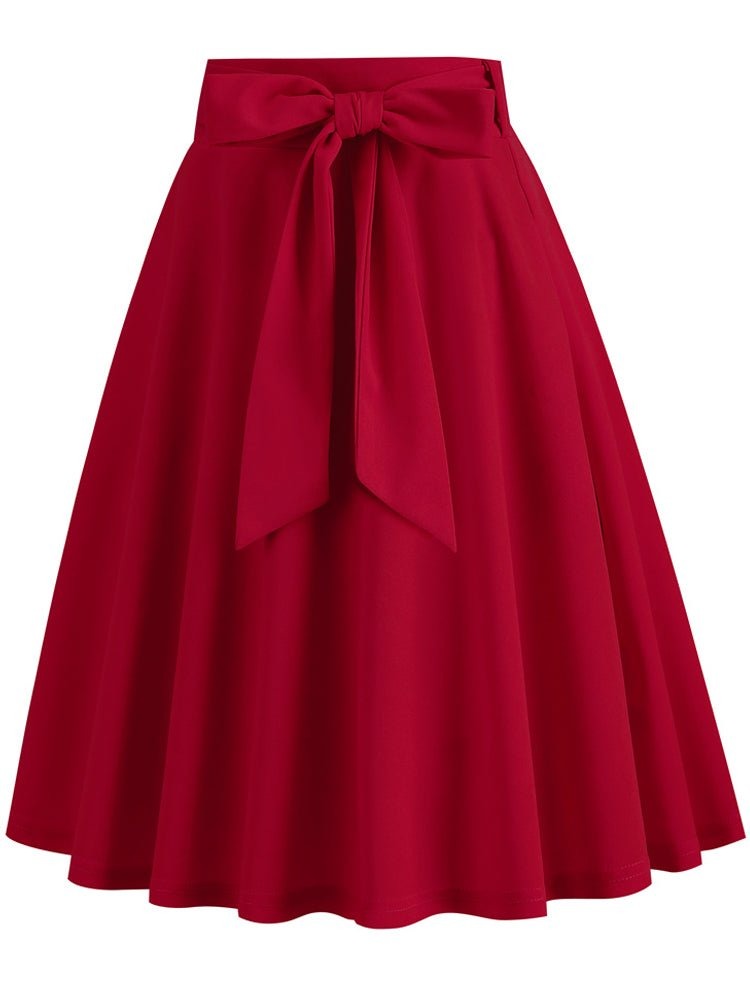 Jupe Vintage Patineuse Rouge - Louise Vintage